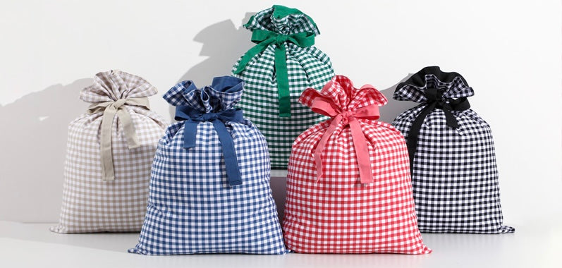Gingham Santa Sack *PRE-ORDER