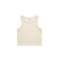 Women's Organic Rib Crop Tank