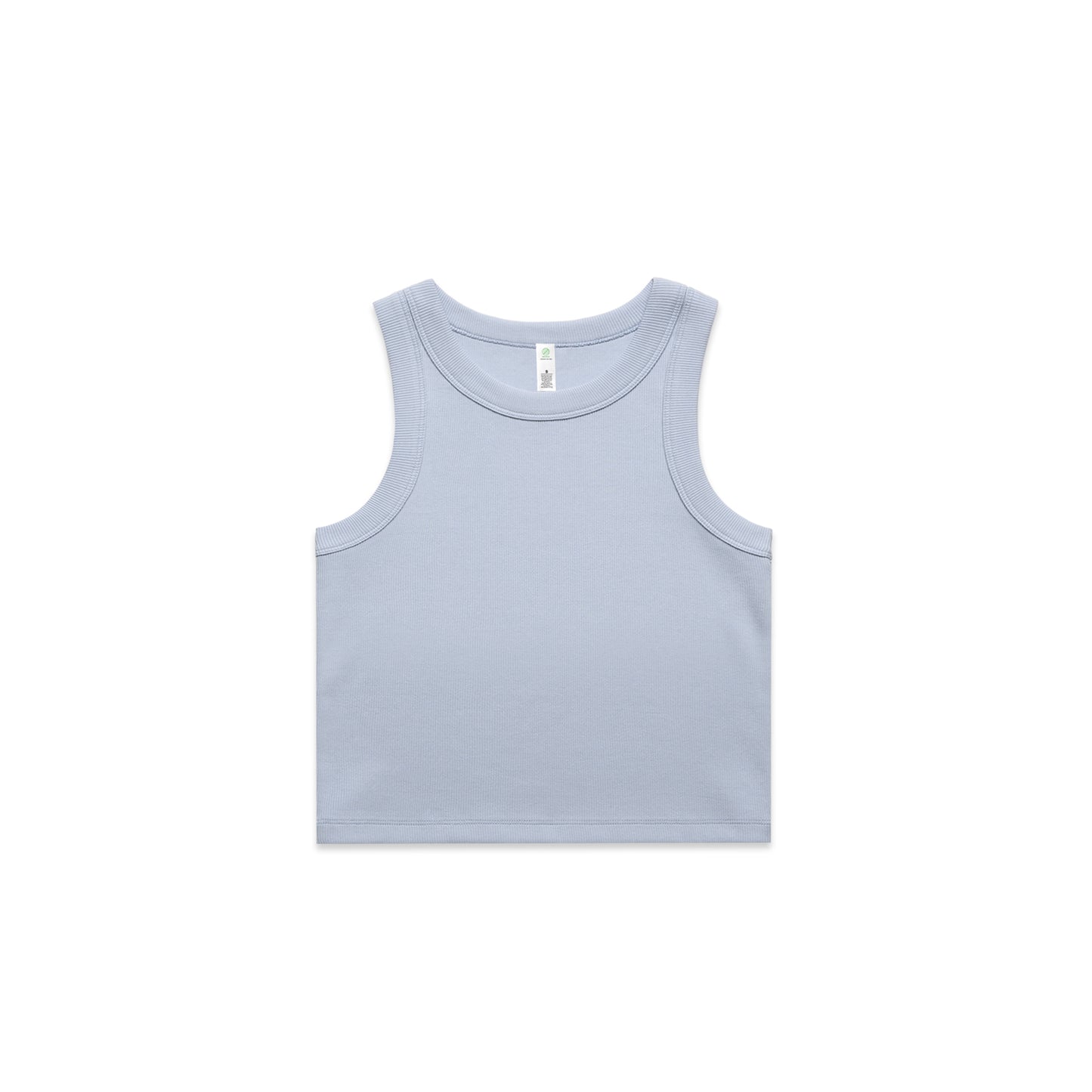 Women's Organic Rib Crop Tank