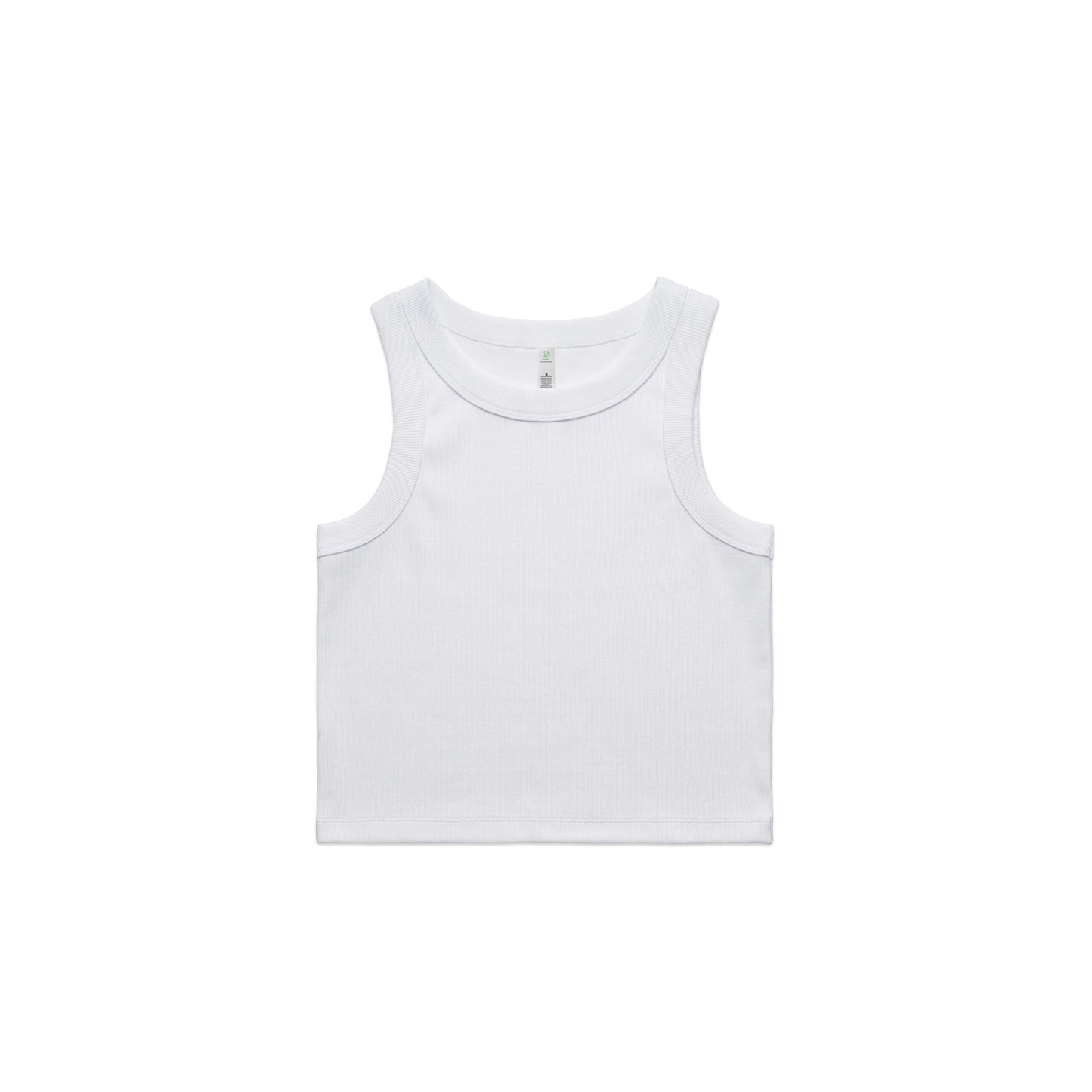 Women's Organic Rib Crop Tank