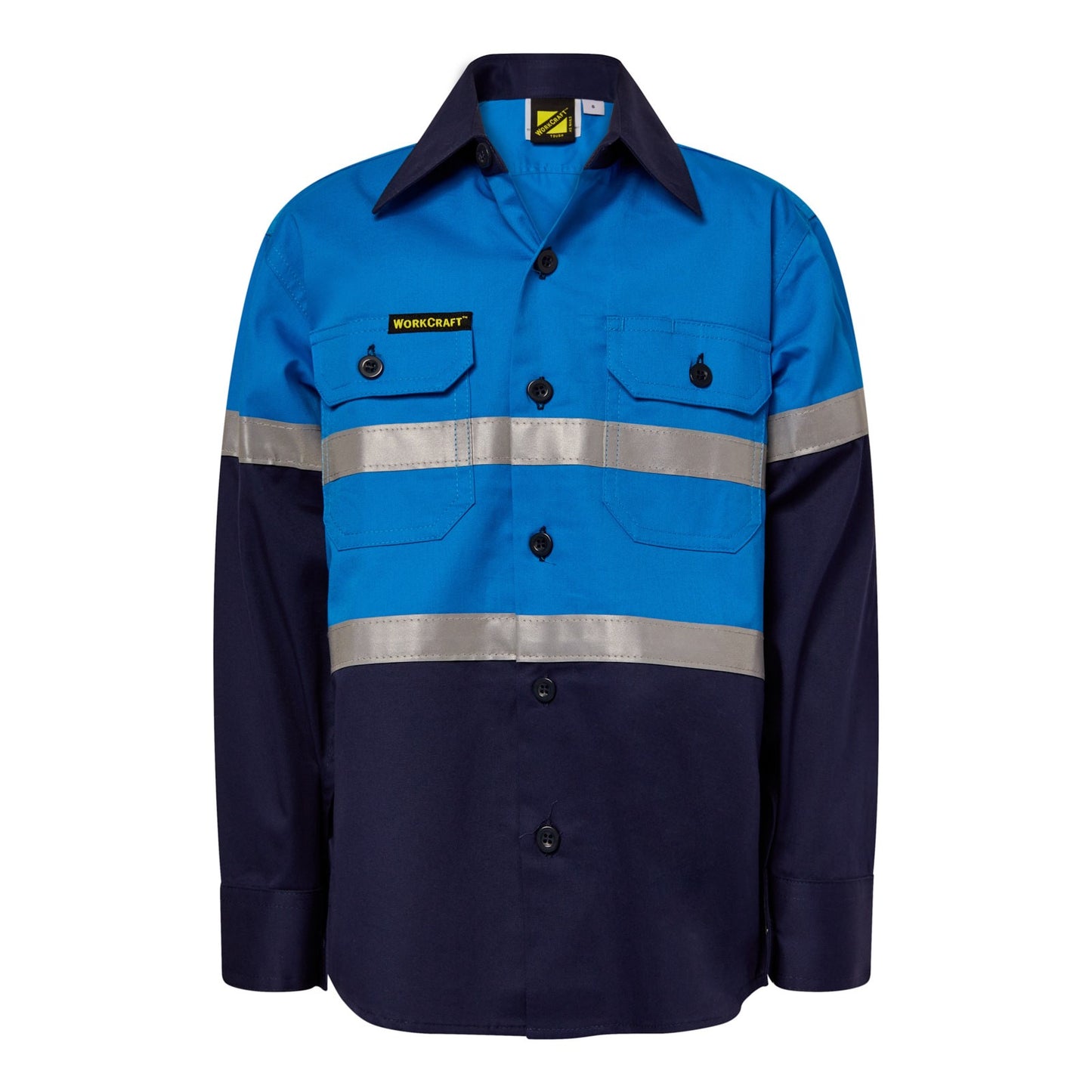 Kids Hi-Vis Workshirt with Reflective Strips