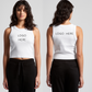 Women's Organic Rib Crop Tank