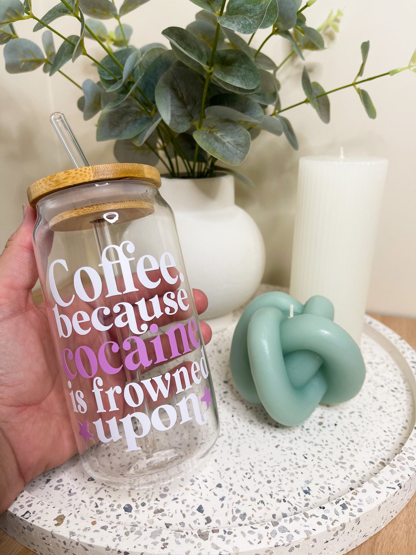 Coffee & Cocaine Glass